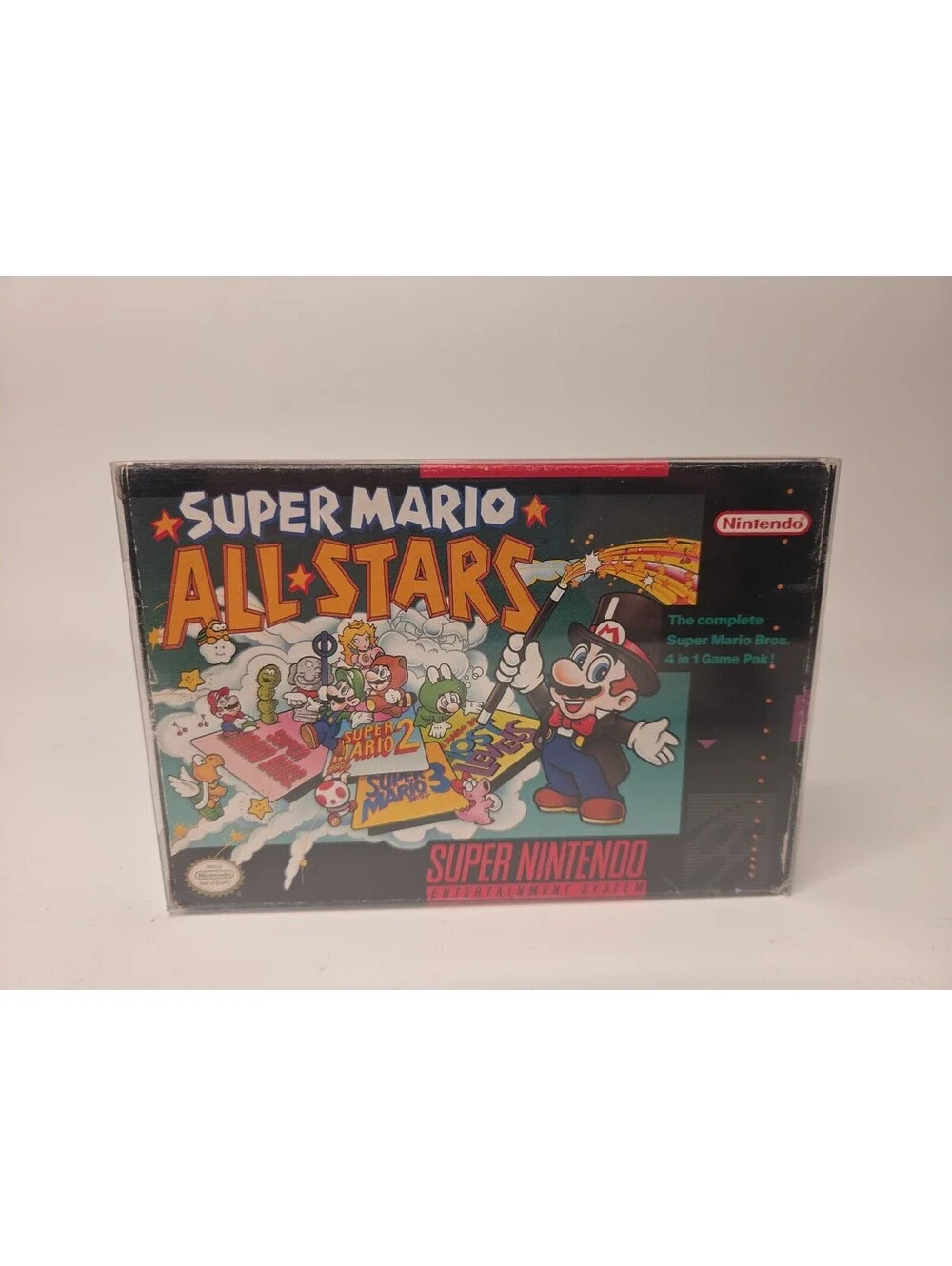 Super Mario All-Stars (Super Nintendo SNES) CIB Complete in Box Manual TESTED